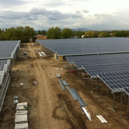 Imágen Agrovoltaica (Integración fotovoltaica)