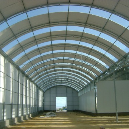 Ininsa Invernadero multicapilla de doble curva