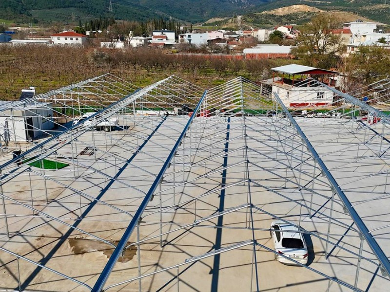 Foto Nuevo concepto estructural de invernadero implementado en Turquía