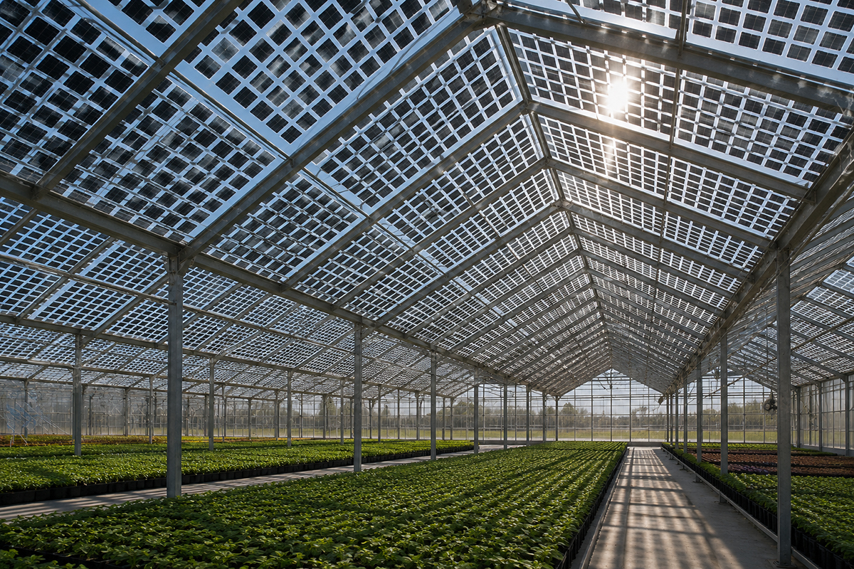 Foto Could agrivoltaic greenhouse systems become part of the next evolution in protected agriculture?
